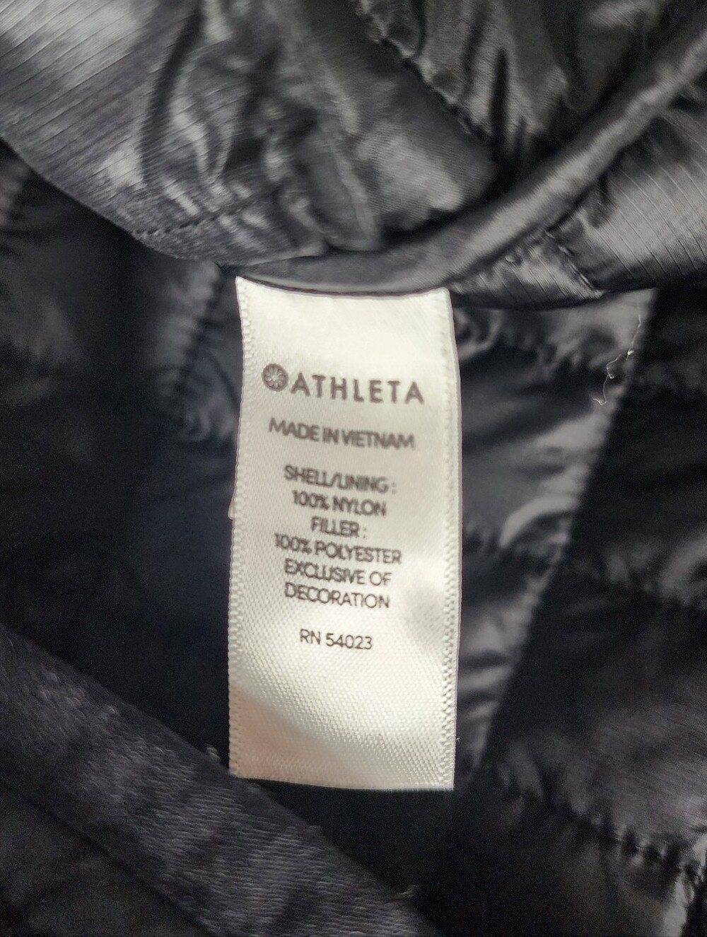 Athleta Grandview Primaloft Coat Women Medium Black Quilted Long Jacket Outdoor - Picture 8 of 10
